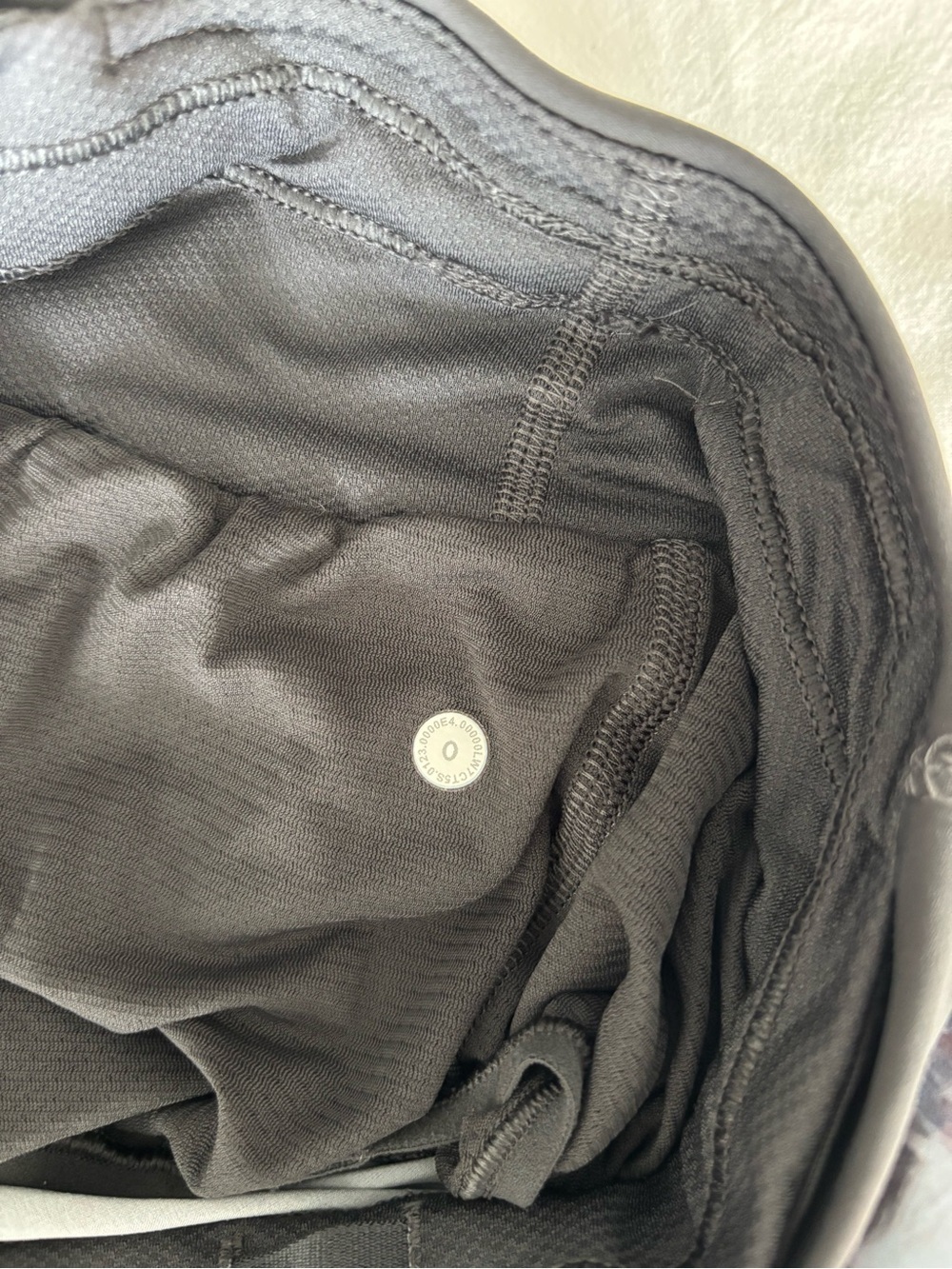 Lululemon Floral Print Running Shorts Black Waistband Athletic Activewear - Picture 5 of 5